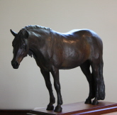 Maggie, bronze portrait sculpture
