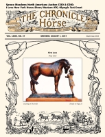 First Love Sculpture on Cover of The Chronicle of the Horse Magazine