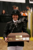 Beezie Madden with Judgement ISF Perpetual Trophy