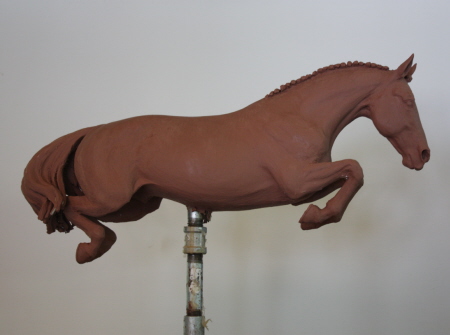 Hickstead trophy - further study in clay
