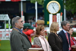 Hickstead Tribute at Spruce Meadows, with Eric Lamaze, John Fleischhacker, Linda Southern-Heathcott, 